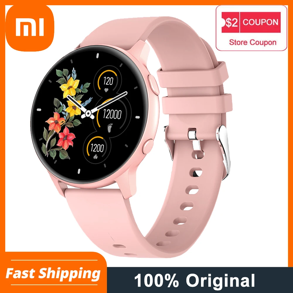 Женские Смарт-часы Xiaomi MX1 с сенсорным экраном 1 28 дюйма и Пульсометром |