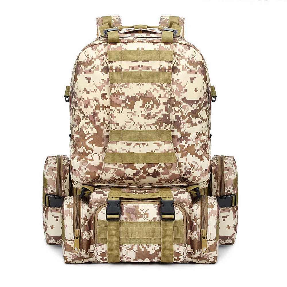 

Military backpack waterproof duffel bag 55L tactical backpack men's high-capacity military backpack outdoor hiking backpack