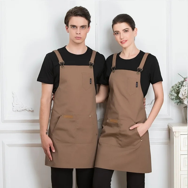 Supermarket Work Apron Apron Advertising Printing Milk Tea Shop Fruit Shop