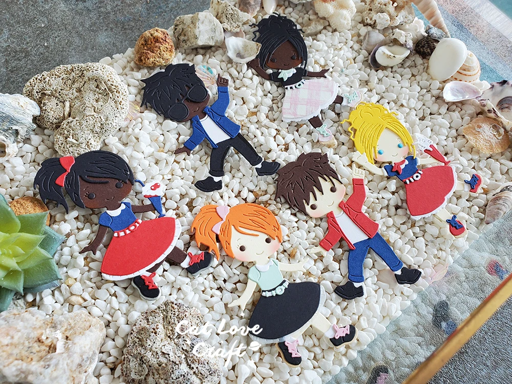 캣러브 양말 홉 파티 소년 소녀, 금속 절단 다이 스크랩북 스텐실 다이 컷 카드 제작, DIY 공예 엠보싱, 새로운 다이 2022