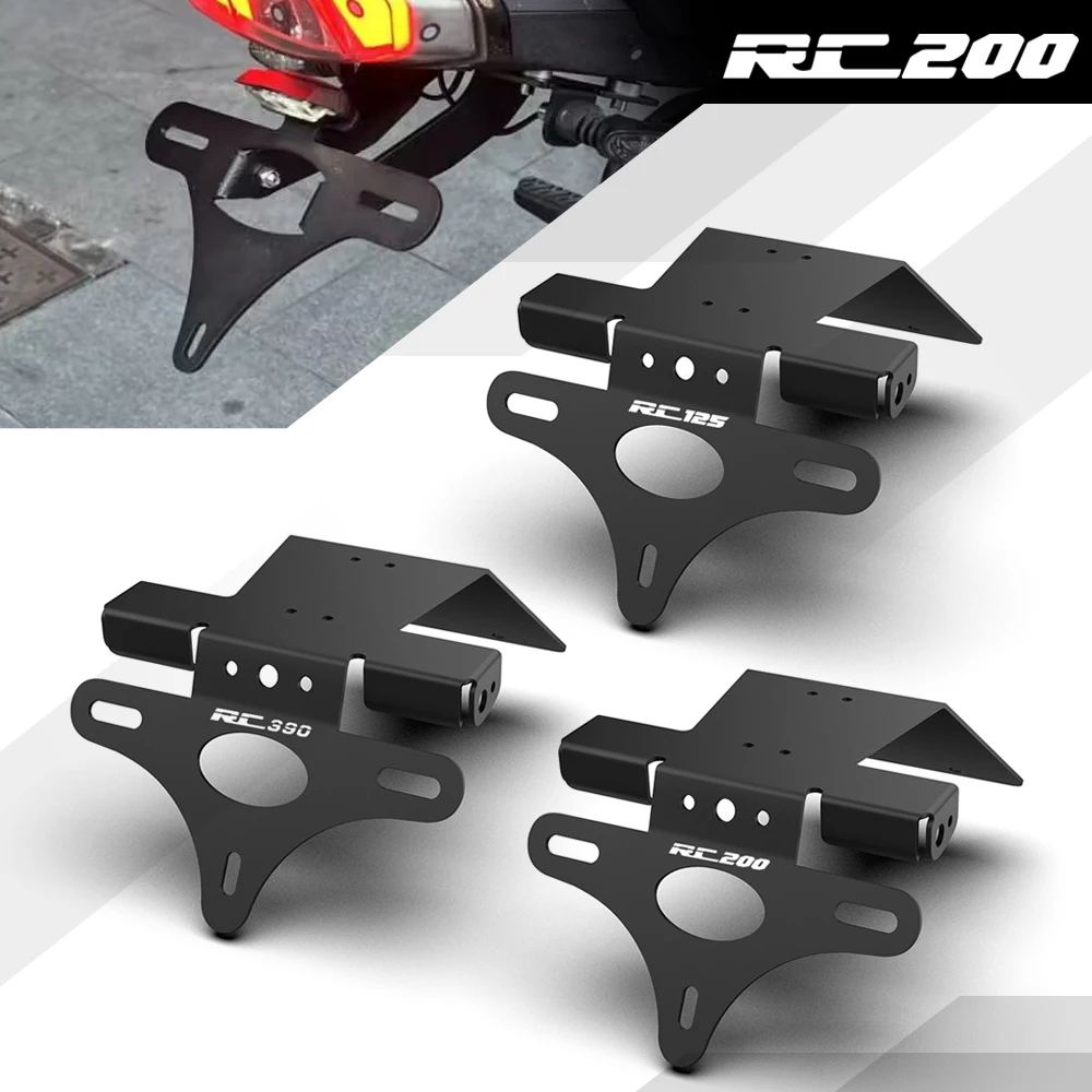 

Motorcycle License Plate Holder Bracket Rear Tail Tidy Fender Eliminator Kit For RC125 RC200 RC390 RC 125 200 390 2014-2021 2020