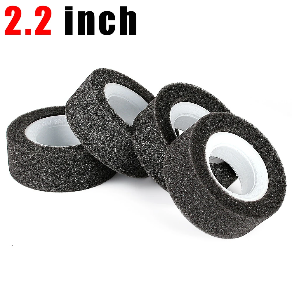 

2pcs/4pcs 2.2 inch Wheel Tires 2.2 inch Sponge liner Double Layer 2.2 inch Sponge Dual Foam RC Crawler Car Axial SCX10 TRX4 TRX6