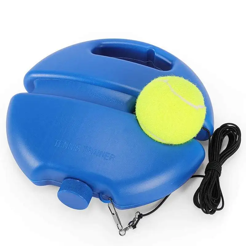 Heavy-Duty Solo Tennis Training System with Stable Base and High-Elasticity Rope