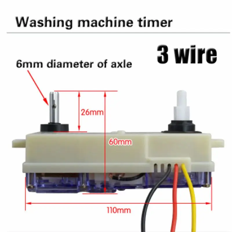 Washing Machine Timer Switch 3-line 15 minutes