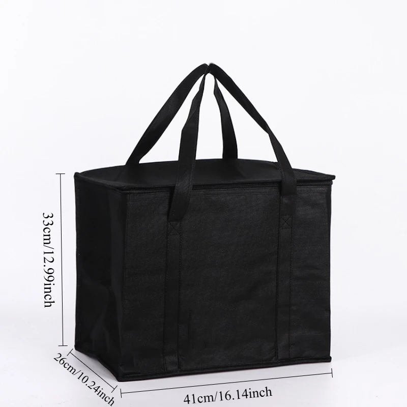 1 PC Outdoor Food Hot and Cold Insulation Camping Food Bag, Lightweight and Durable Pizza Warmer, Outdoor Bento Bag