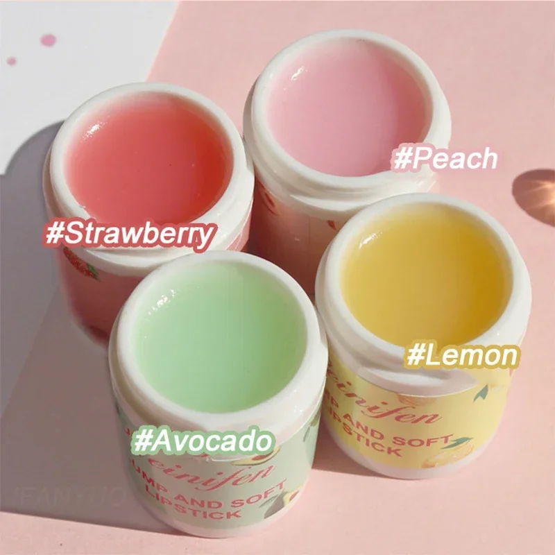 Korea Lip Sleeping Mask Colorless Makeup Lip Balm Fruit Essence Nutrious Lips Care Cream Fade Lip Lines Lipstick Primer Cosmetic 6