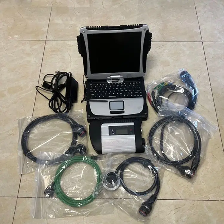 

MB SD Connect Compact C4 Diagnosis Tool Plus CF-19 I5 Laptop With Vediam / DTS Engineering Software 2023.09