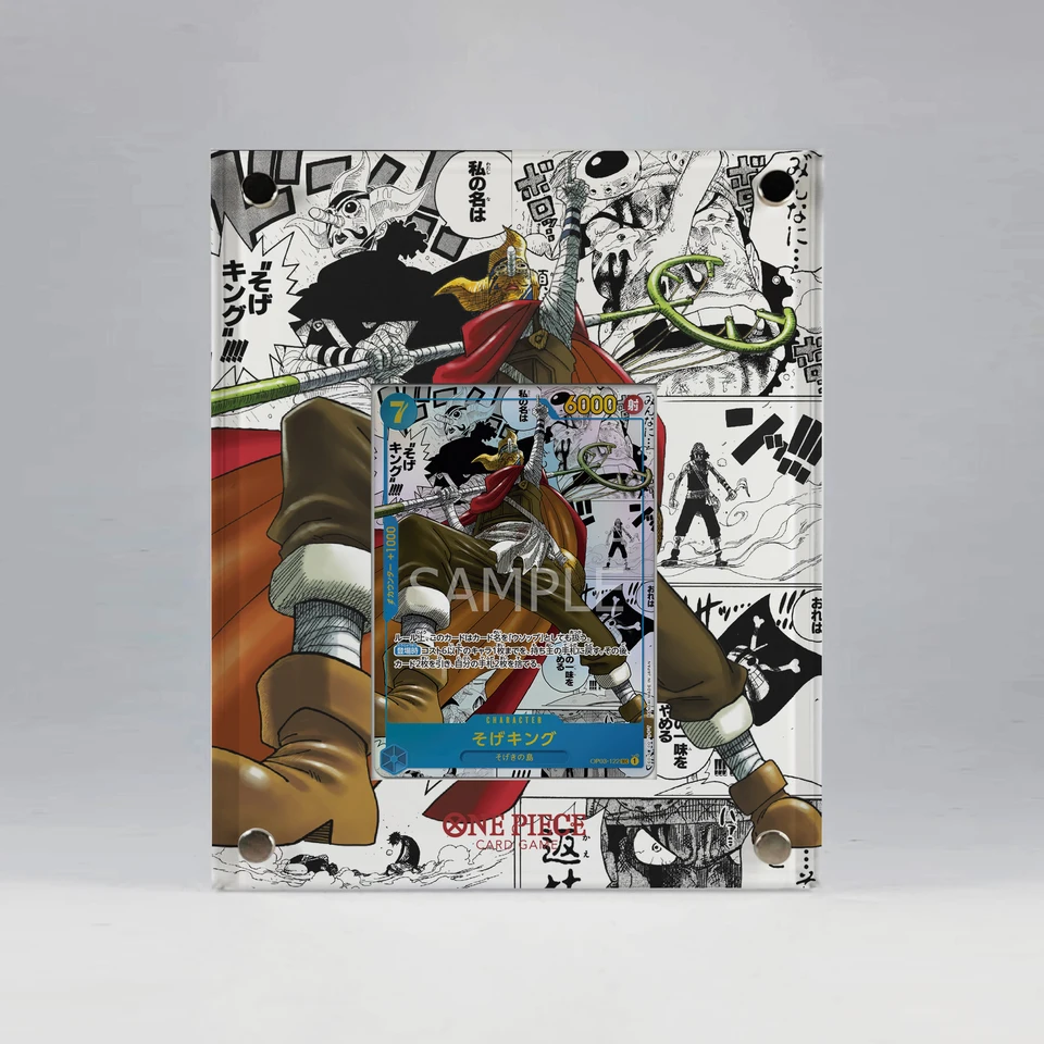 アニメのカードディスプレイフレーム,カードコレクション,アクリル