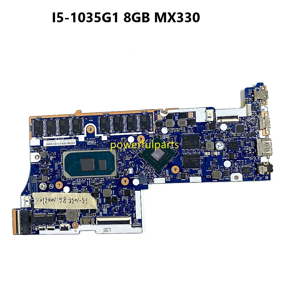 

100% working For Lenovo ideapad 5-15IIL05 Motherboard I5-1035G1 Cpu+8GB Ram+MX330 GraphicGS557 GS558 NM-C681 Mainboard