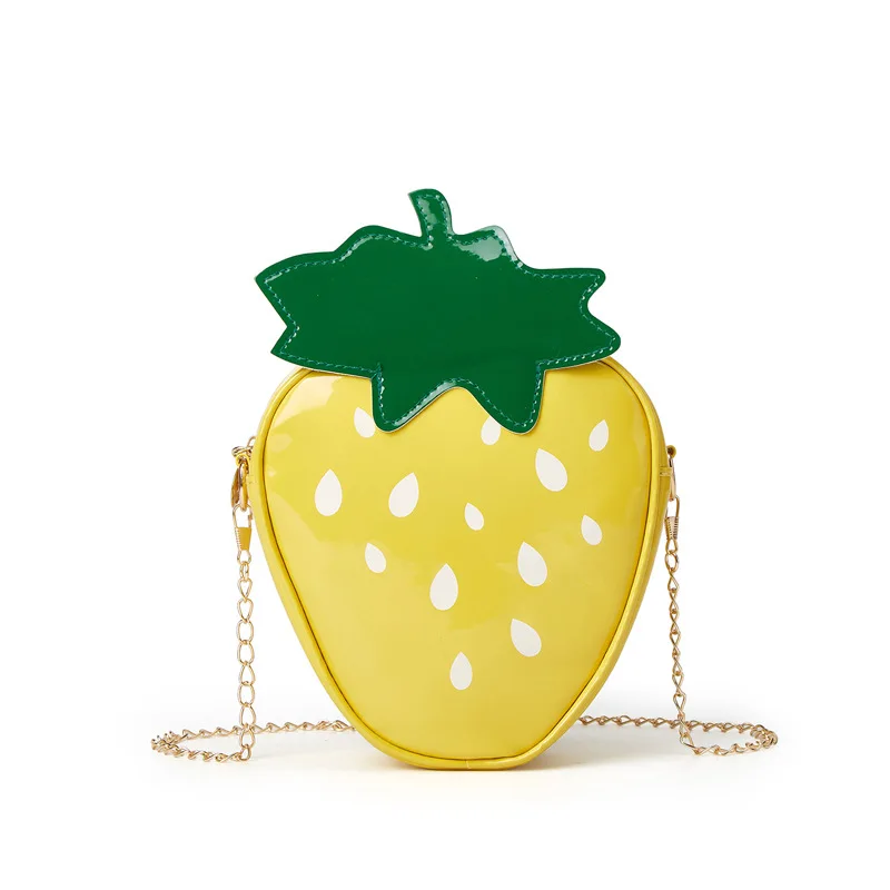 Trendy Crossbody Chain Strawberry Embossed Shoulder Bag for Women New Arrival Office All Match Handbag