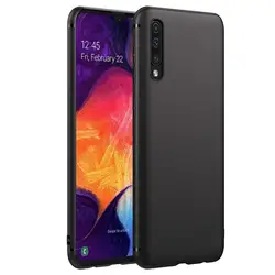 Slim Matte Soft Cover: Sleek Protective Case for A70 (Black)