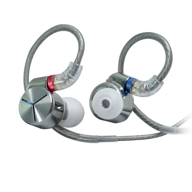 

Наушники-вкладыши FiiO/JadeAudio JD7 с динамическим приводом, hi-fi проводные наушники с басами, наушники-вкладыши с супер звуком, музыкальные наушники (серебристого цвета)