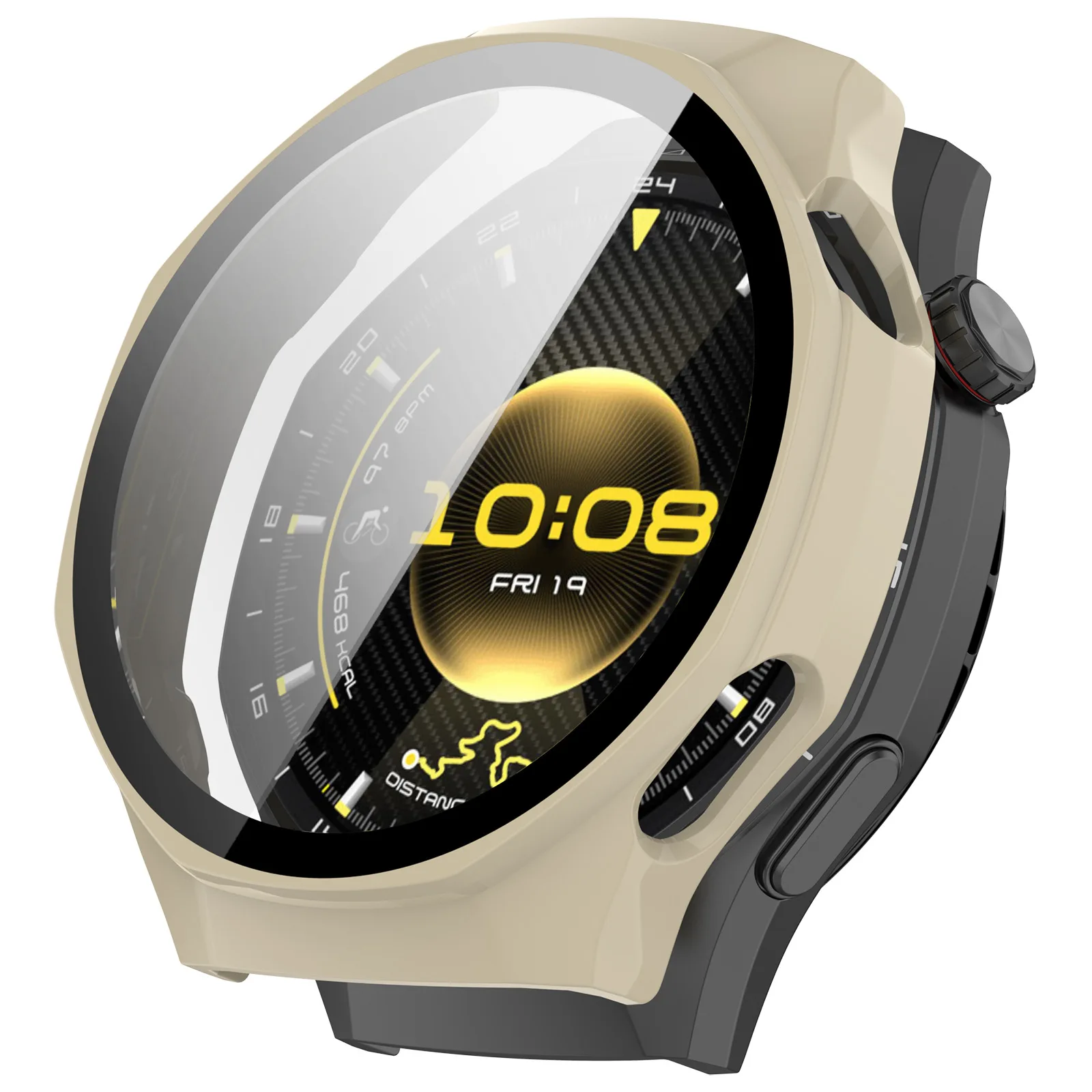 Premium Hard Shell Watch Case with Tempered Glass Protector