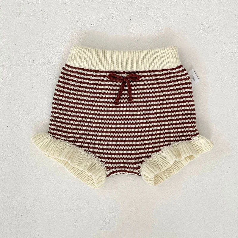 2025년 신상 가을  여아 의류 세트 0-3세  여아 의류 세트 긴팔 가디건 스웨터+PP 반바지