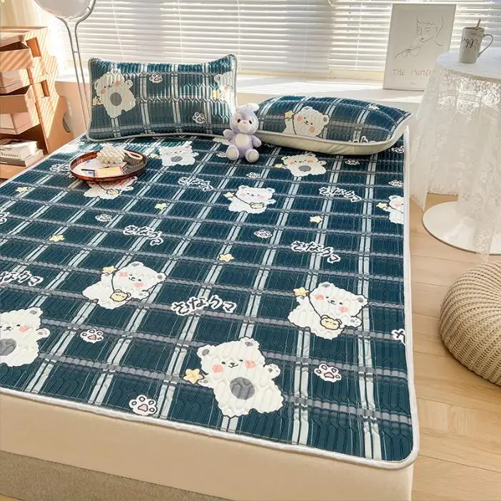 Latex Three Piece Set of Thickened Ice Silk Cold Mats Air Conditioning Mats Gift 21 models