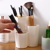 3 Lattices Makeup Brush Storage Box Desktop Organizer Dressing Table Bathroom Storage Eyebrow Pencil Makeup Organizer Holder 4