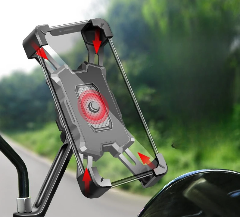 

Вращающийся на 360 ° держатель для телефона на электровелосипед для iPhone Xiaomi, подставка-кронштейн для езды на горном велосипеде, мотоцикле, нескользящий