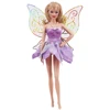 Clothes for Barbies ElfQueen Beautiful Dress Colorful Butterfly Wings 11.8 inch 28 Cm Babies Doll Clothes Fairy Tale Characters 2