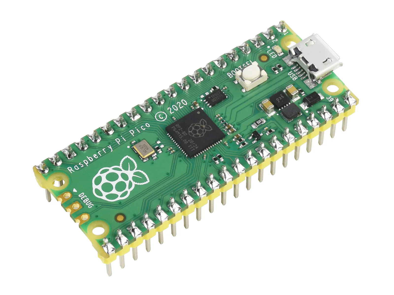 Placa Original do Microcontrolador do Alto-desempenho do Pico do Raspberry pi com Interfaces Digitais Flexíveis - Imagem 2