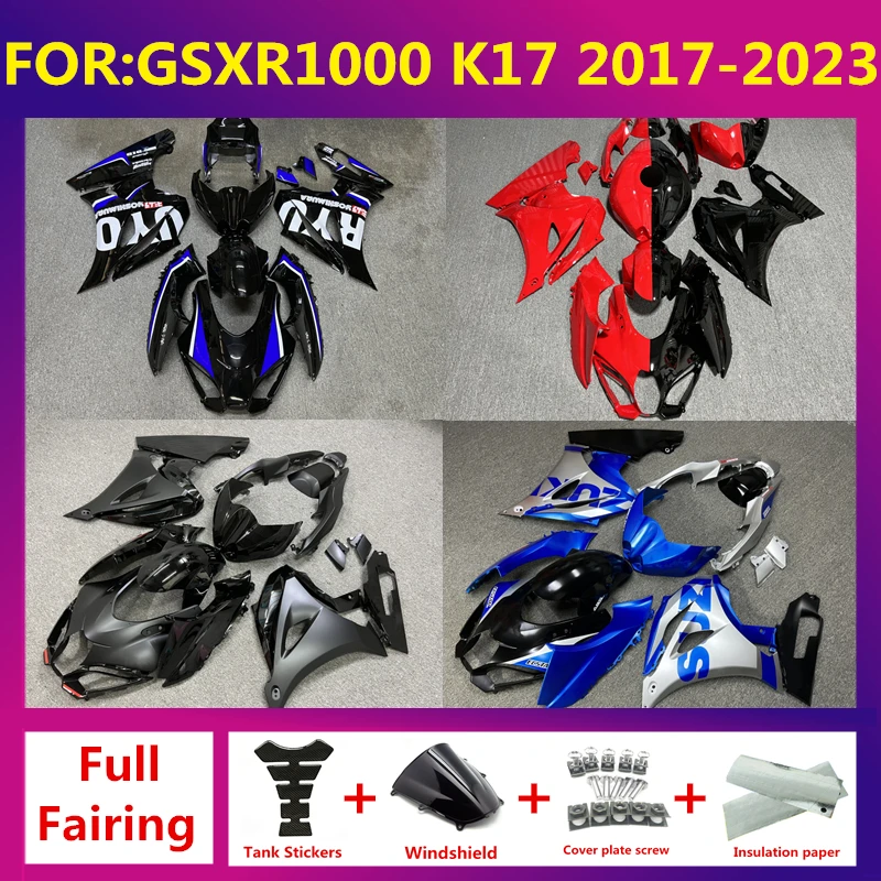 

for GSXR1000 2017-2023 GSX-R1000 K17 23 fairing fit Motorcycle Bodywork Set Injection Mold ABS Plastics Full Fairings Kit zxmt