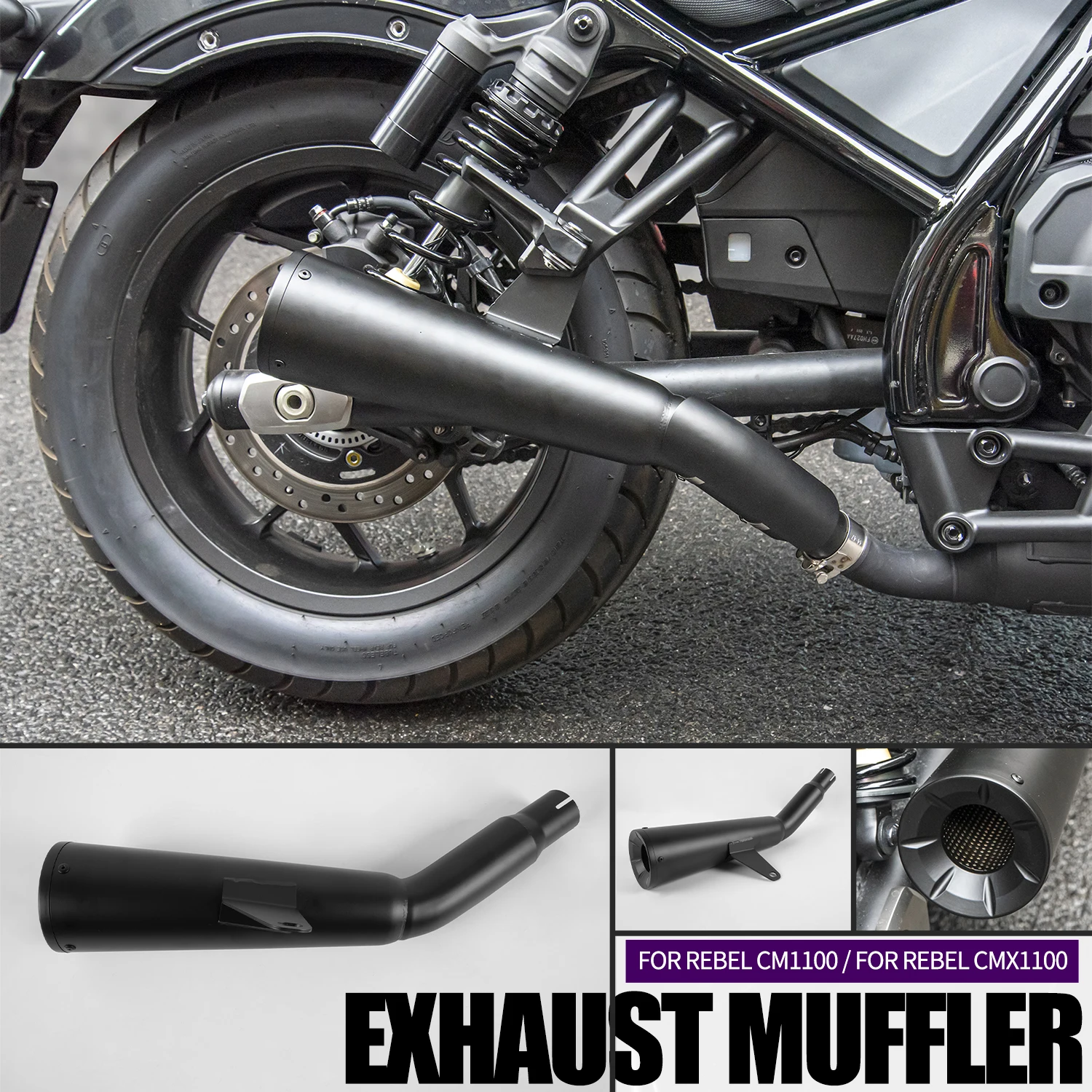 Honda Cmx Rebel Motorcycle Exhaust 1100 Exhaust & Exhaust Systems