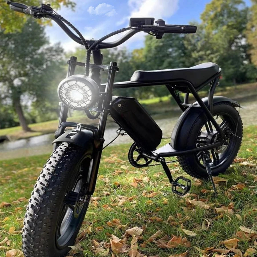 Eu Usa Warehouse Ready Stock Ouxi V8 Bici Elettrica 1000W 20 Pollici Fat Tire E-Bike 250W Bicicletta Elettrica Urbana 25 Km/H Fatbike Per Adulti