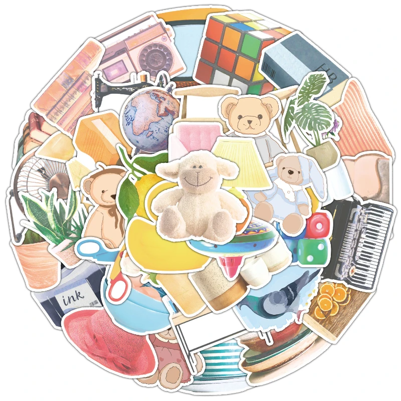 

50 шт., Детские водостойкие наклейки в стиле граффити