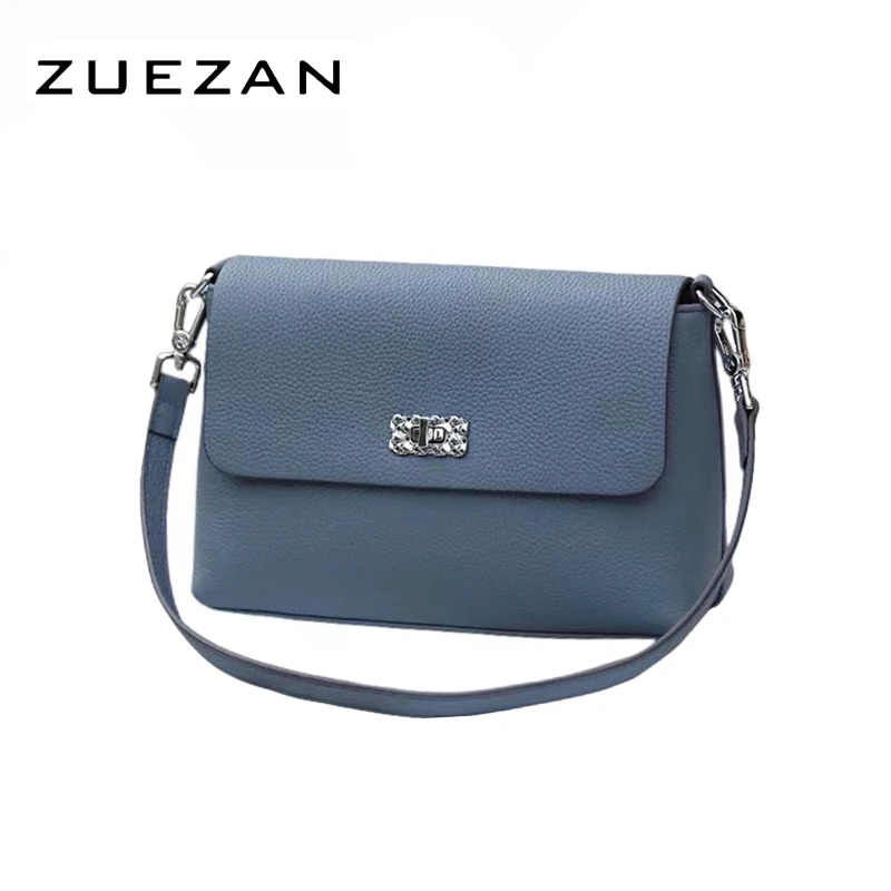 

First Layer Leather Flap Bag,Quality TOGO,100% Cow's Skin, Fashion Lady's Shoulder Bag, Women Genuine Leather Crossbody Bag,A702
