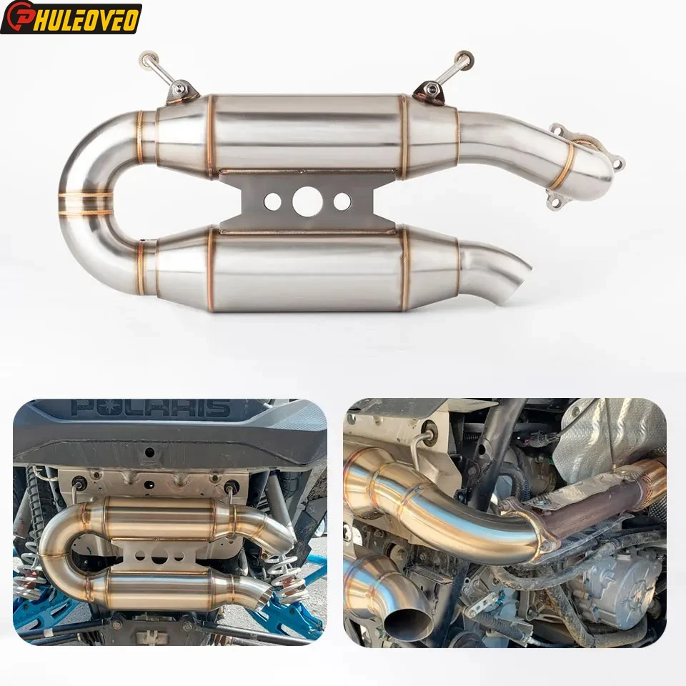 For Polaris Motorcycle UTV Exhaust Middle Link Pipe for Polaris RZR XP/XP4 Turbo RZR Turbo S/S4 2016-2021 RZR Turbo Models