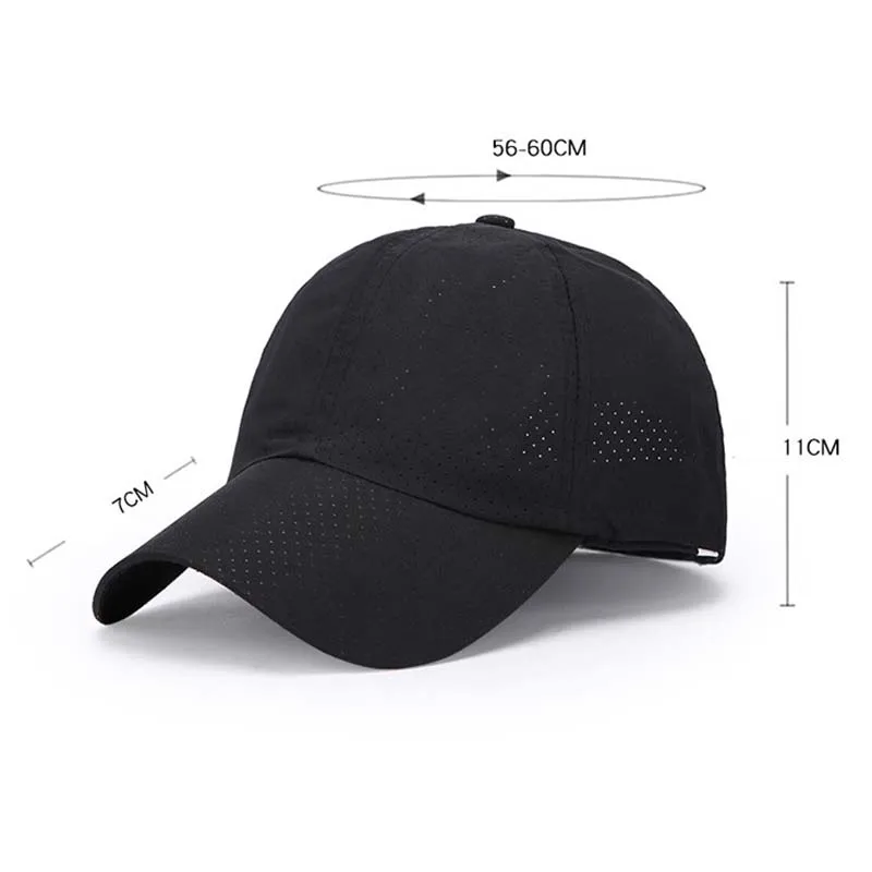 Baseball Caps Summer Outdoor Sport Breathable Mesh Snapback Hats For Women and Men Casquette Fashion Casual Trucker Sun Hat