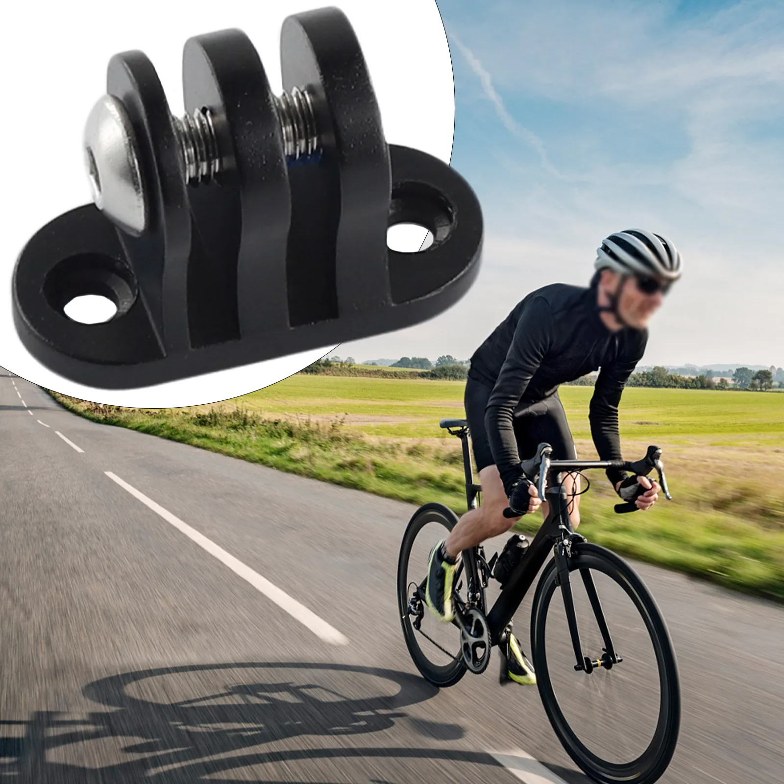 

Bike Camera Mount Aluminum Alloy For-Gopro Bicycle Cameras Holder Cycling Adapter Attachment Camera Accessories