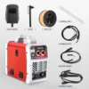 3-in-1 Digital ARC MIG TIG Welder Inverter Welding Machine IGBT Welding for Carbon Steel Iron Metal  0.6/0.8 /1.0 Welding Wire 6