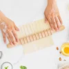 Wooden Rolling Pin Bread Pastry Dough Cutter Rolling Roller 2-in-1 Rolling Pin Screw Thread Design Kitchen Cooking Baking Tools 4