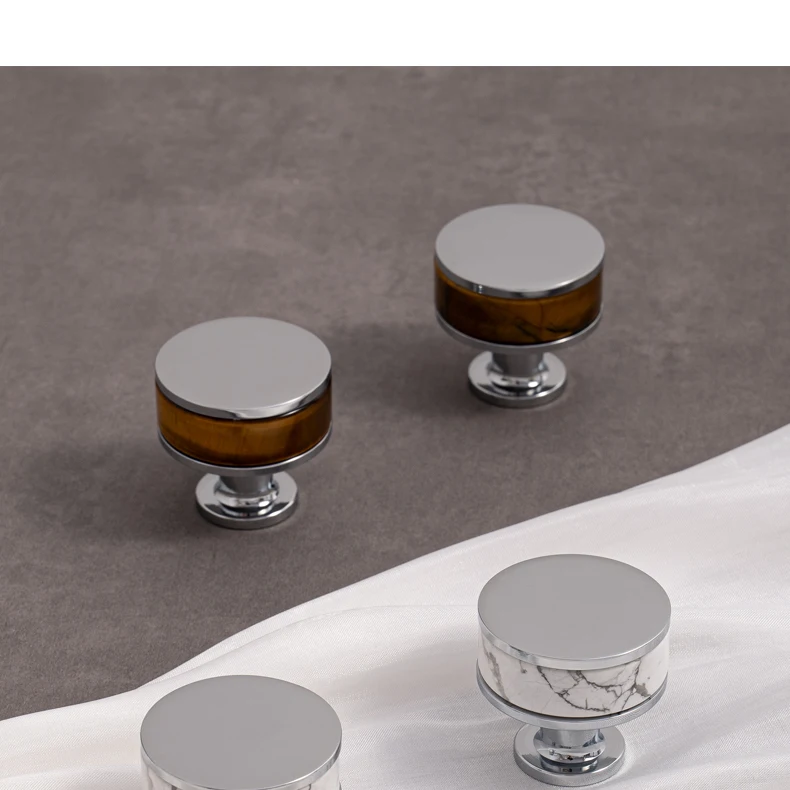 luxury crystal cabinet knob pink stone drawer pull