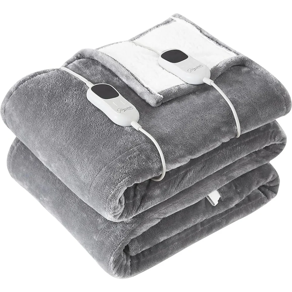 

Heated Blanket Electric Throw - 100'x90' Heating Blanket Throw Blankets Knee Mink Sofa Thick Fleece Nap Luxury Home Textile