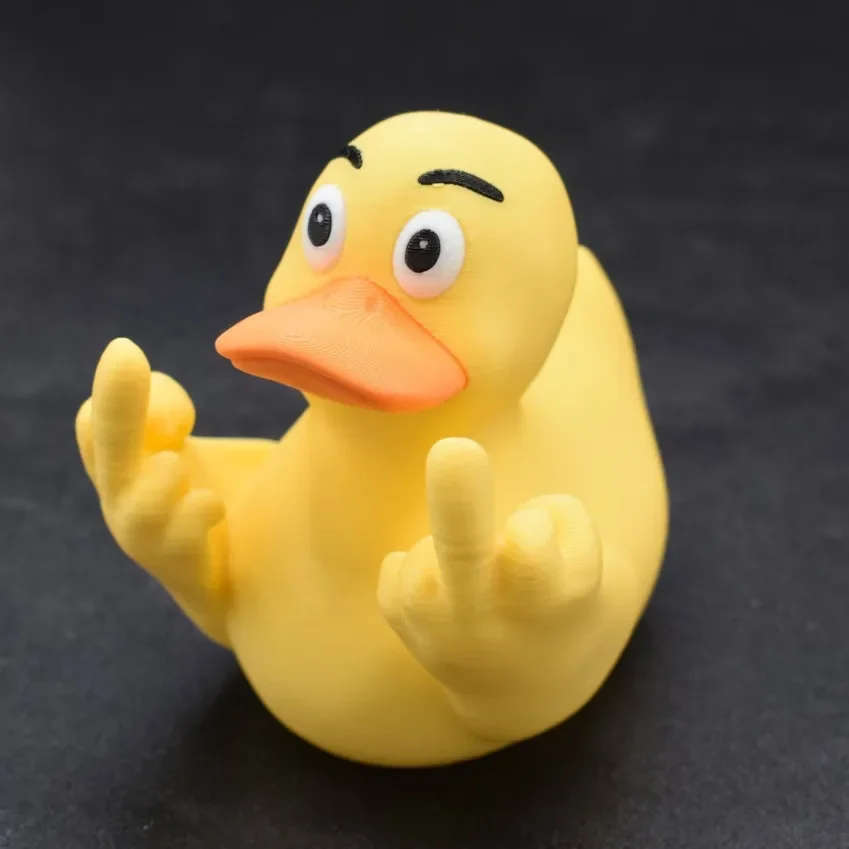 Lustige Mittelfinger Ente Home Statue Harz Mini Ente Garten Dekoration Rustikale Land Küche Dekor Bauernhof Tier Tisch Ornament
