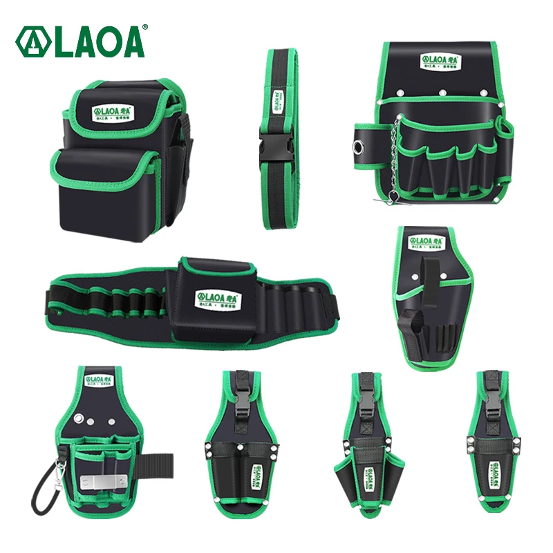 Storage Bag LAOA Multi-function Oxford Cloth Waist Pack Hardware Repair Tool Pocket Wrench Pliers Electrician Household Belt
