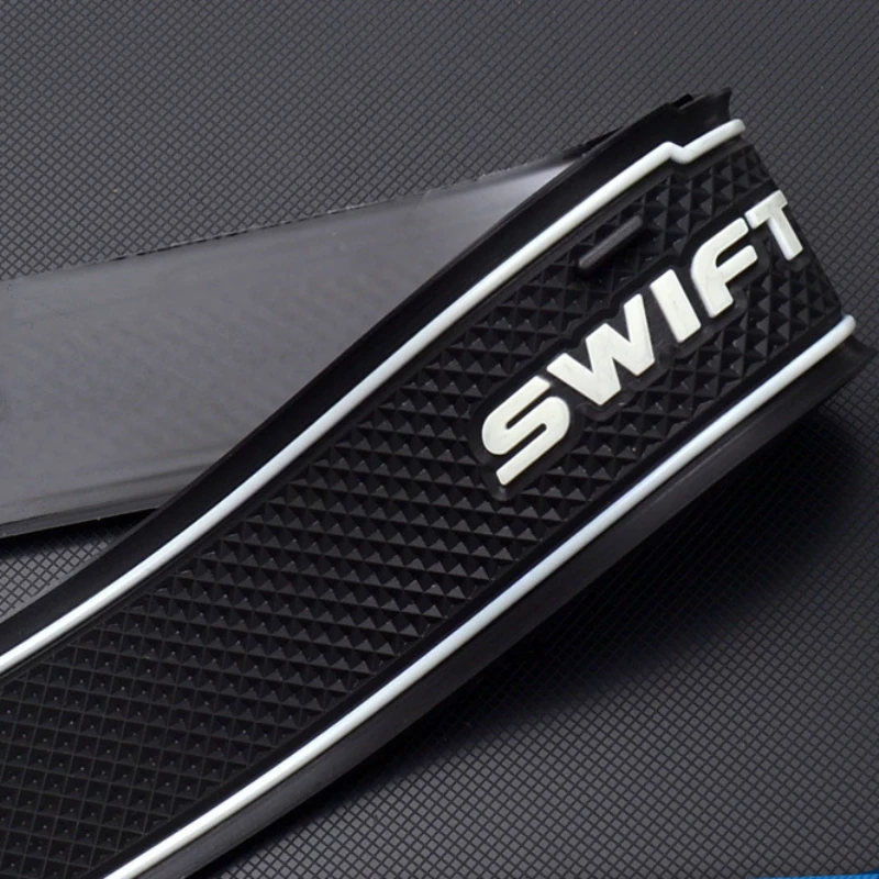 

Автомобильные наклейки для Suzuki Swift 2005-2016, коврик для хранения стаканов с водой, Противоскользящий коврик, накладка на дверь, подушка, резиновый коврик, аксессуары