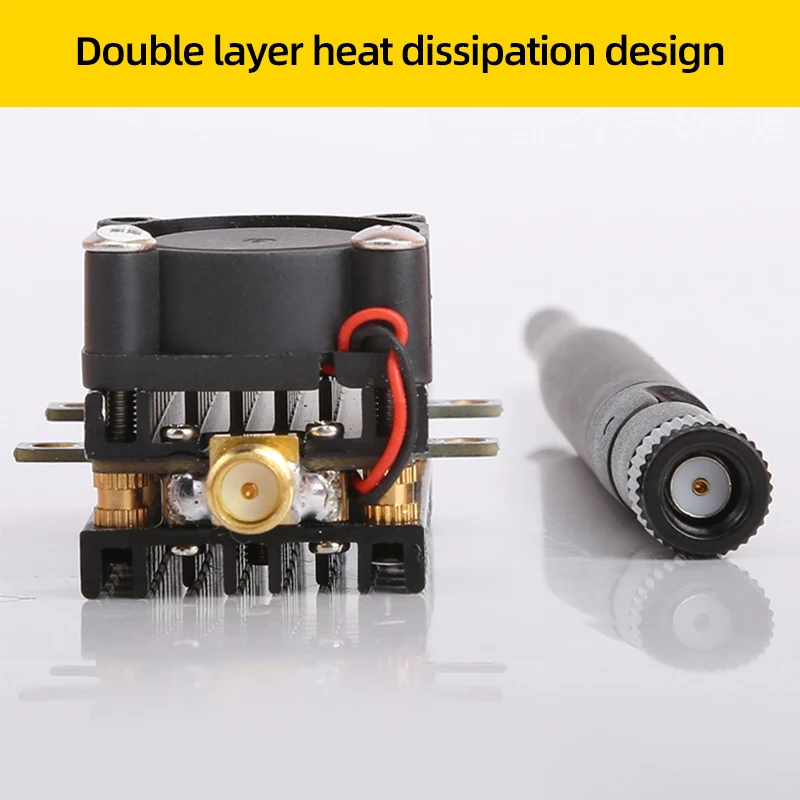 Émetteur vidéo 5.8GHz 2W FPV pour drone avec ventilateur ou version simplifiée