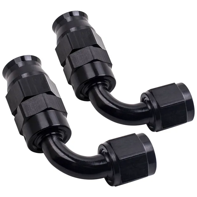 Llantas Braid 6AN Kit De Manguera De Línea De Combustible De Nailon Negro PTFE (teflón) De 20 Pies De Gas Etanol E85 Manguera De Línea De Aceite Con 10 Piezas De Adaptador