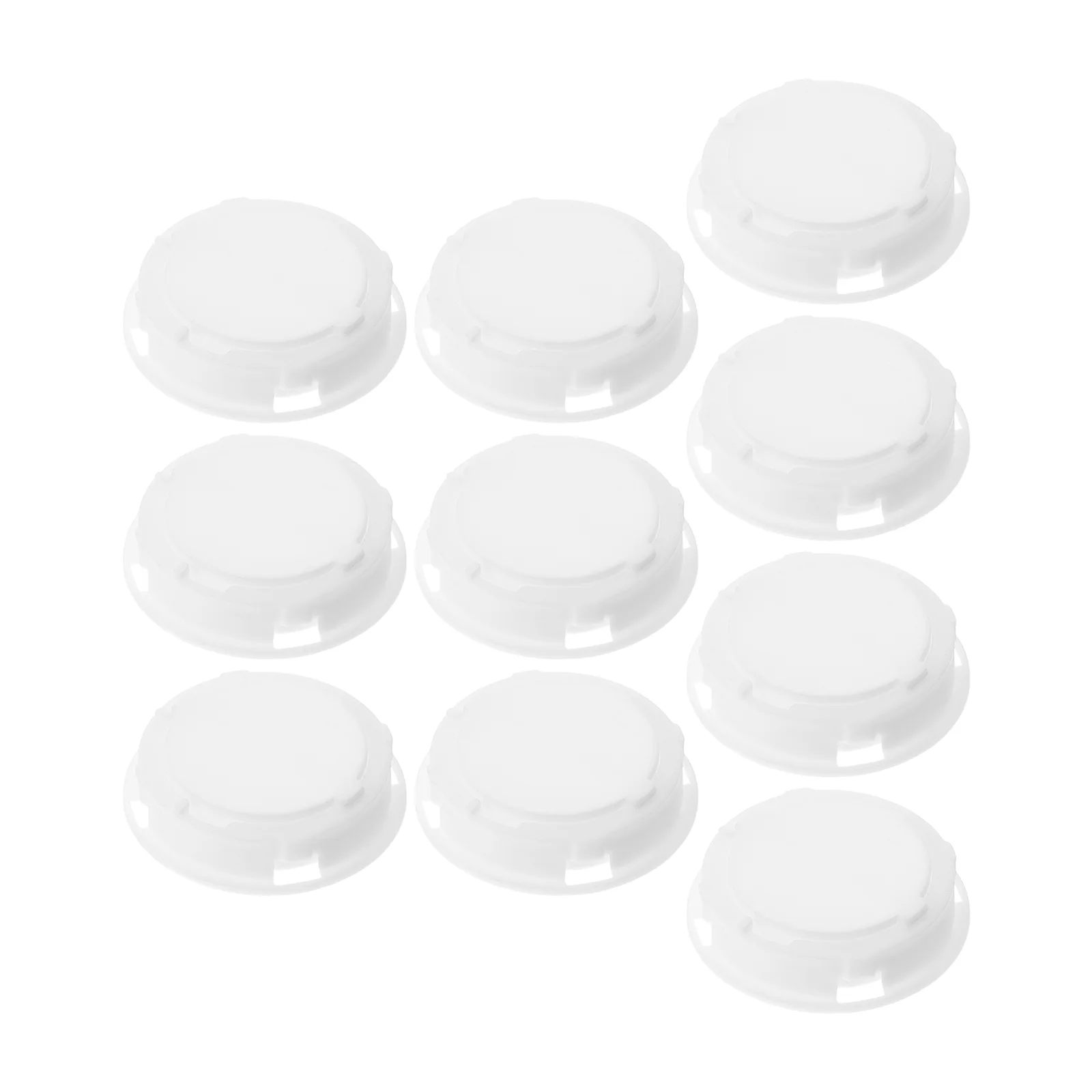 10 Pcs Vinyl Piggy Bank Money Jar Stoppers Coin Case Hole Plugs Deposit Can Lid Round Small Savings Box Bottom Cover 6