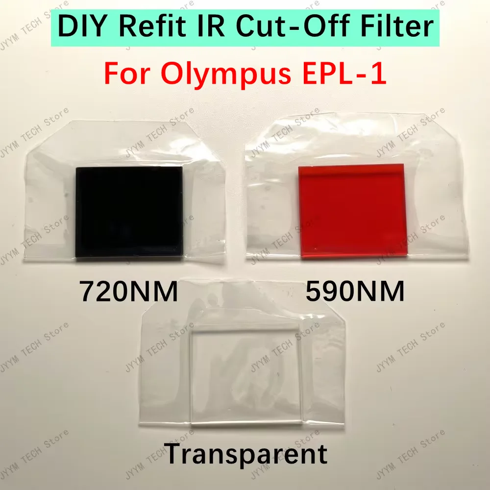 Customized Product For Olympus E-PL1 EPL1 Camera DIY Refit IR Cut Off Filter Image Sensor CCD CUT-OFF Infrared Modified Filter