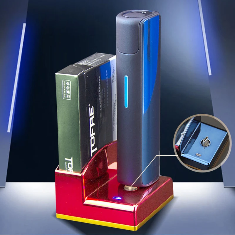 Caricabatterie Rapido Per Iqos Iluma One Caricabatterie Portatile Per Lil Solid 2 Per Relx Dual Charger Type-C Micro Usb Desktop Ricarica Rapida