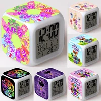 Smiling Critter Alram Clock Catnap LED Change Color Multi-Function Bedroom Kids Glowing Electronic Clock for Children Gift 1