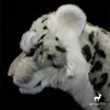 Snow Leopard High Fidelity Anime Cute Plushie Snow Panther Plush Toys Lifelike Animals Simulation Stuffed Doll Kawai Toy Gifts 5