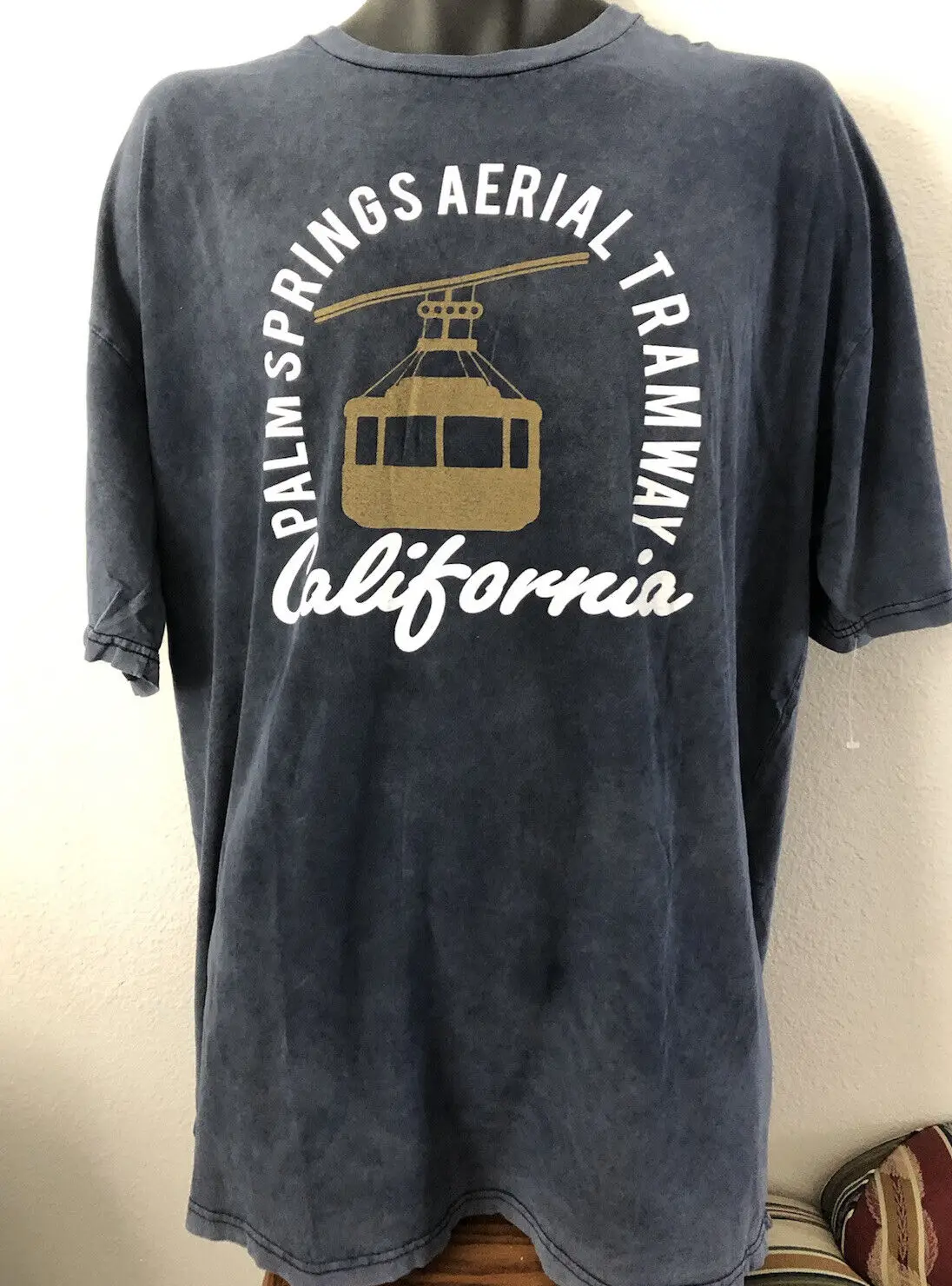 Vintage Palm Spring Antenna Tramway Ps California Desert Rare T-Shirt Per Adulti Xl Maniche Lunghe O Corte