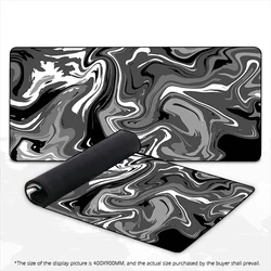 Tiger Print XXL Gaming Mouse Pad - Black Anti-Slip Desk Mat - 400X800X3MM (Speed-2)