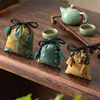 Embroidery Jewelry Bag Chinese Palace Style Fashion Retro Bracelet Necklace Earrings Rings Portable Fabric Art Storage Gift Bags 4