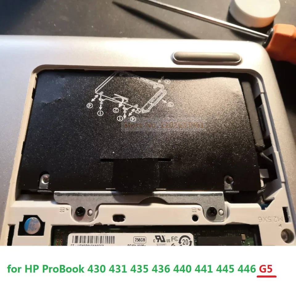 Kit De 4 Tornillos Para Montar Discos Duros SSD 2.5" Y 3.5" En HP EliteDesk Y ProDesk - Genérico