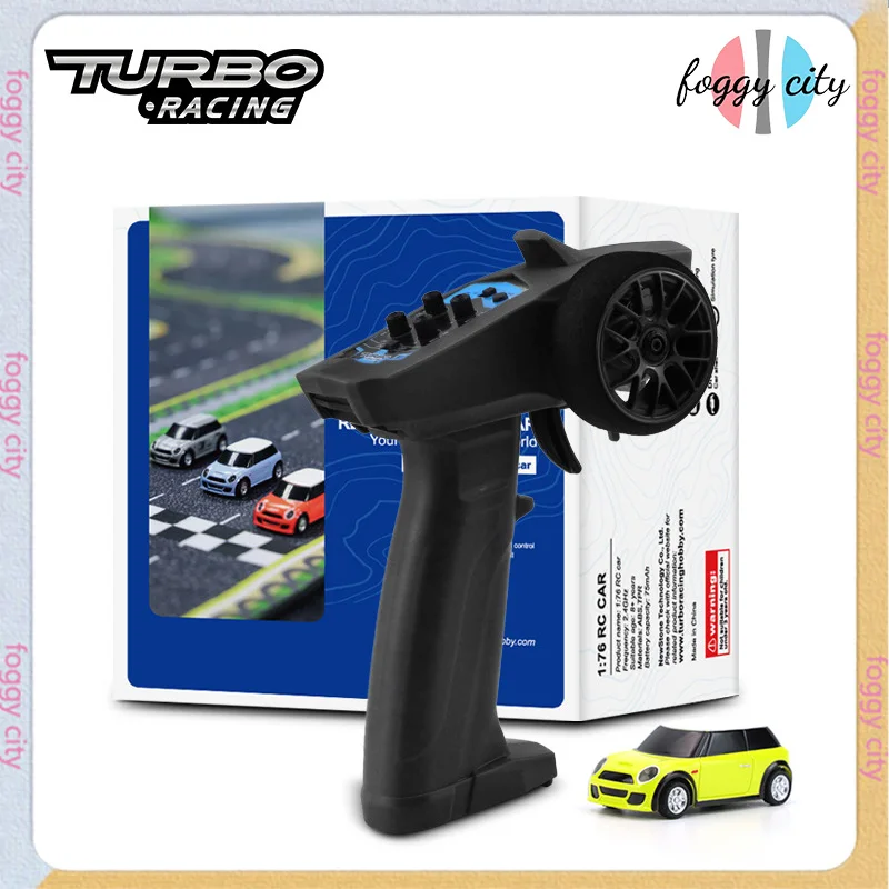 

Turbo Racing Full Scale Rc 1:76 Colored Car Shell Mini Remote Control Car C10 Set Office Desktop Pressure Reducing Leisure Toys